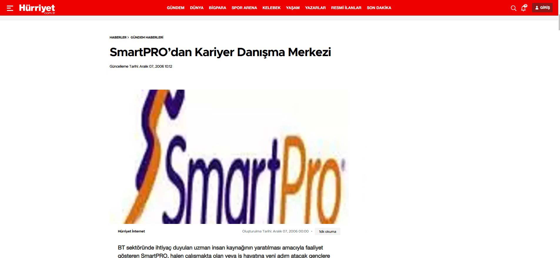 SmartPRO’dan Kariyer Danışma Merkezi